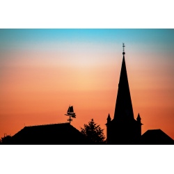 Kościół w Kuźnicy - druk na płótnie